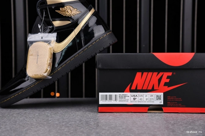 Metallic Gold Air (2020) Retro Black High 555088-032 1 Jordan 0731